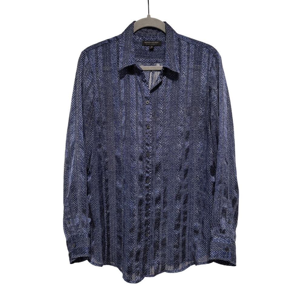 Banana Republic Dillon Classic Fit Button Down Shirt M - Picture 2 of 9